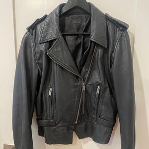 DIESEL LEATHER JACKET SZ LARGE